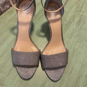 Vince Camuto Silver Heels